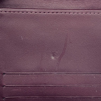 Louis Vuitton Trifold Wallet Vernis Portefeuille Elise M93576 Violette Women's