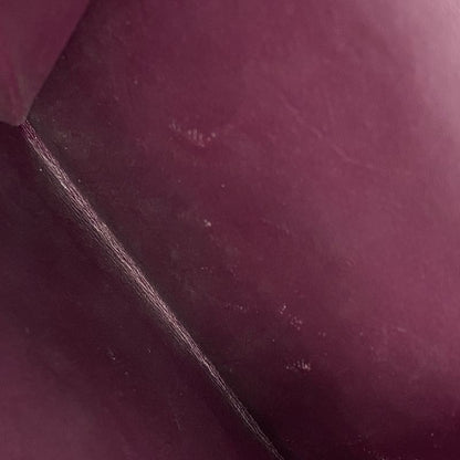 Louis Vuitton Trifold Wallet Vernis Portefeuille Elise M93576 Violette Women's