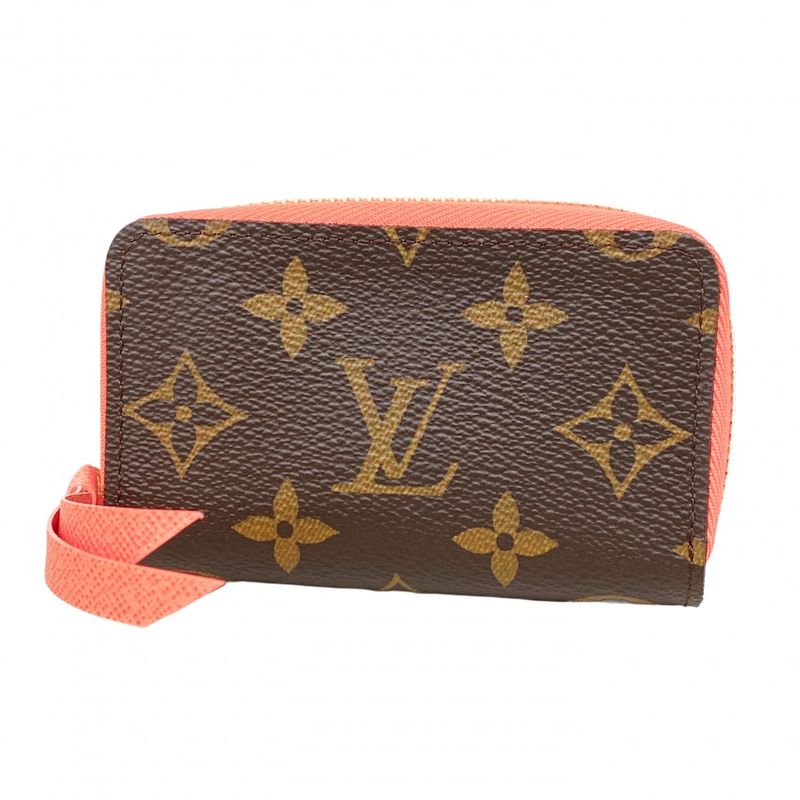 Louis Vuitton Card Case Monogram Multicult M60908 Brown Pimon Ladies