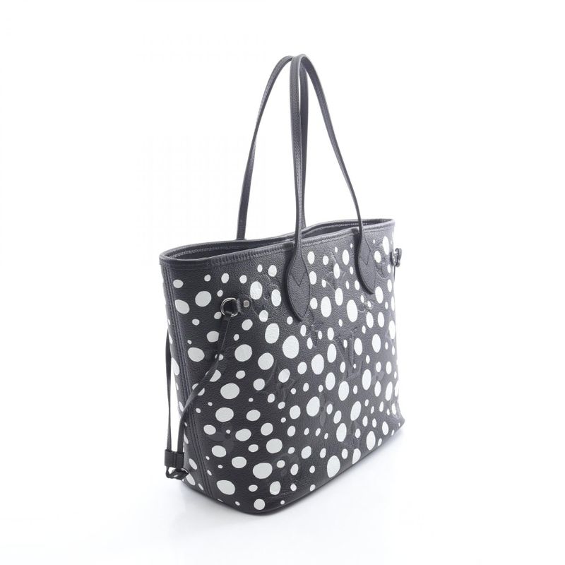 Louis Vuitton Tote Bag × Yayoi Kusama Neverfull MM Infinity Dot M46390 Noir