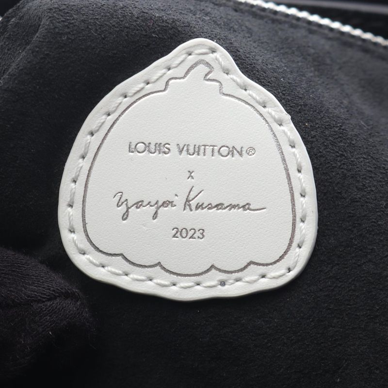 Louis Vuitton Tote Bag × Yayoi Kusama Neverfull MM Infinity Dot M46390 Noir