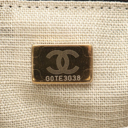 Chanel Shoulder Bag Deauville MM Black Leather Deauville Chain Tote MM Women's