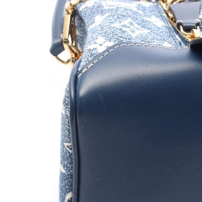 Louis Vuitton Handbag Square Bag Monogram Jacquard Denim M59611 Blue Denim