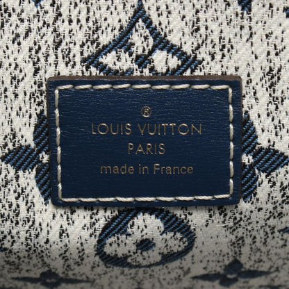 Louis Vuitton Tote Bag On The Go MM Monogram Jacquard Denim M59608 Marine Denim