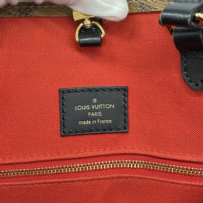 Louis Vuitton Tote Bag Monogram Giant Reverse On The Go MM M45321 Brown 2way