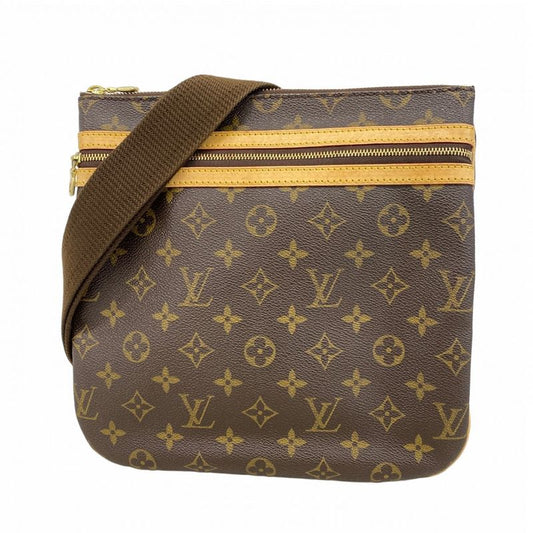 Louis Vuitton Shoulder Bag Monogram Pochette Bosfall M40044 Brown Ladies