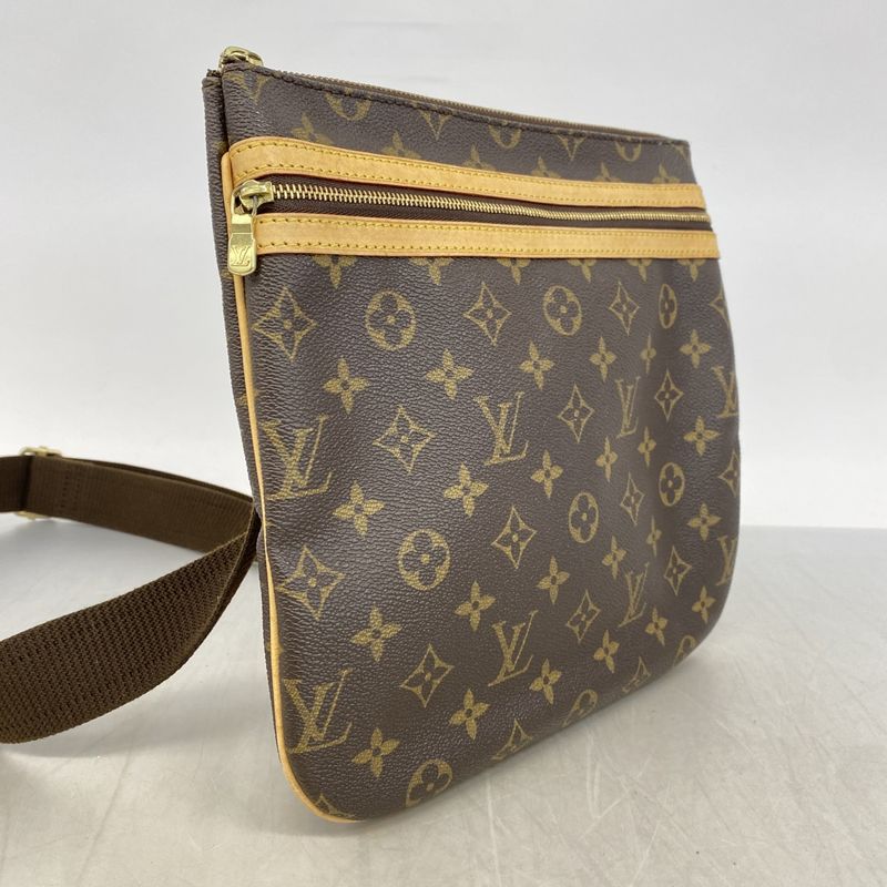 Louis Vuitton Shoulder Bag Monogram Pochette Bosfall M40044 Brown Ladies