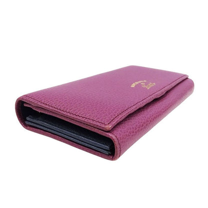 Gucci Wallet Long Leather Swing Continental Purple