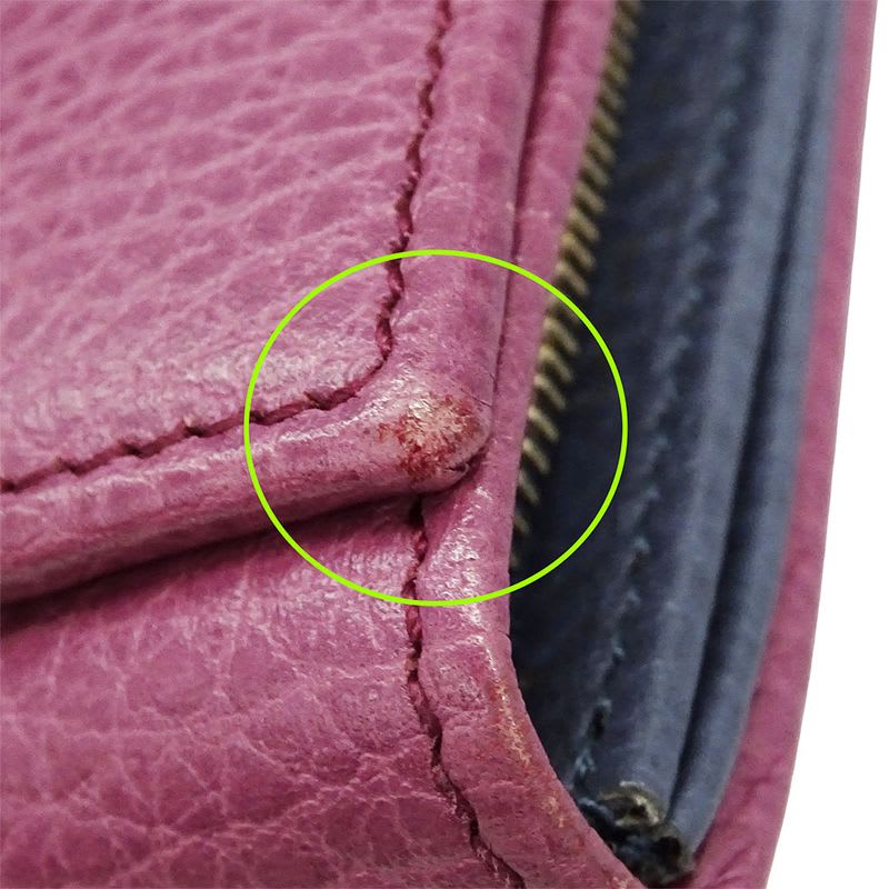 Gucci Wallet Long Leather Swing Continental Purple