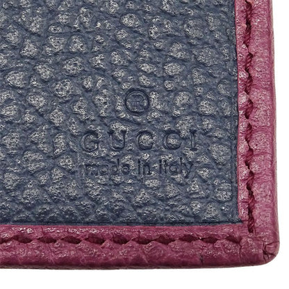 Gucci Wallet Long Leather Swing Continental Purple