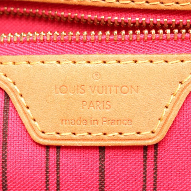 Louis Vuitton Tote Bag Neverfull MM Monogram Lovelock M44364 PVC Coated Canvas