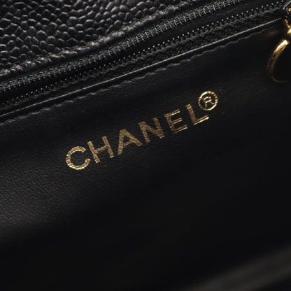 Chanel Chanel Rucksack Sac Backpack Black Caviar Leather