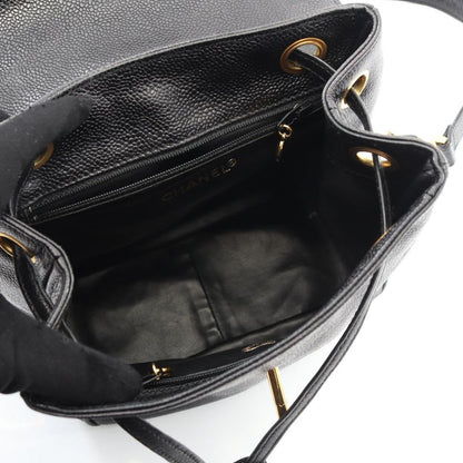 Chanel Chanel Rucksack Sac Backpack Black Caviar Leather