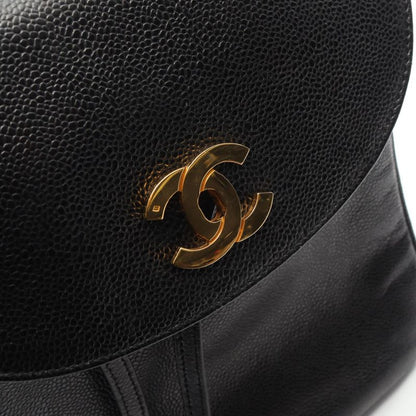 Chanel Chanel Rucksack Sac Backpack Black Caviar Leather