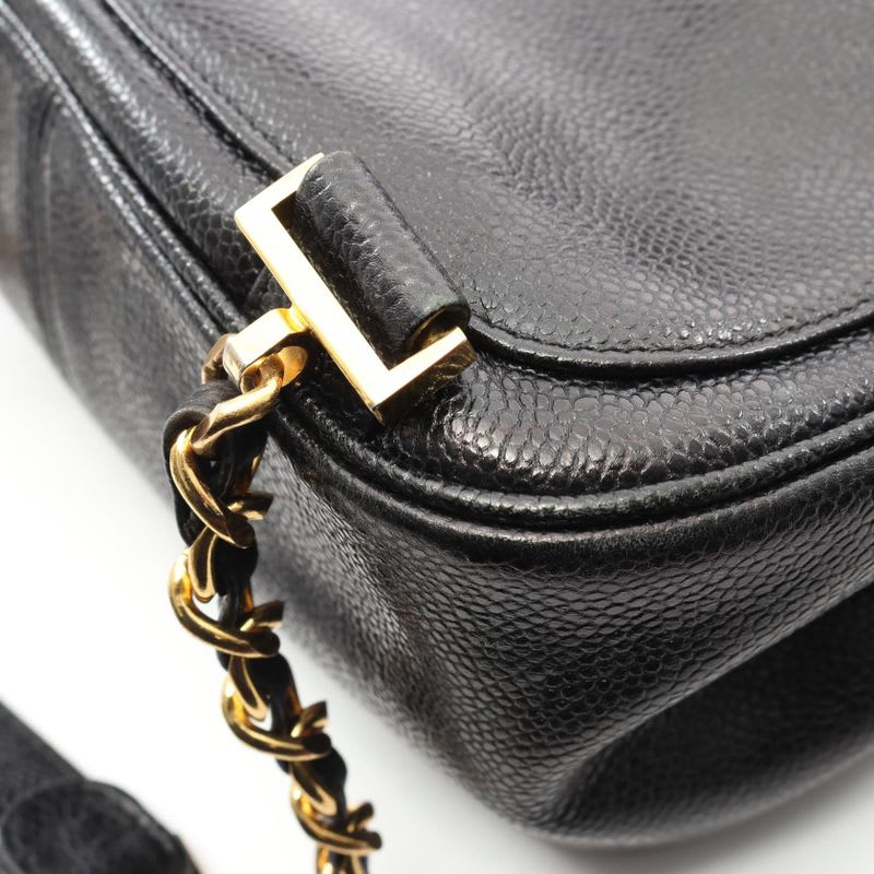 Chanel Chanel Rucksack Sac Backpack Black Caviar Leather