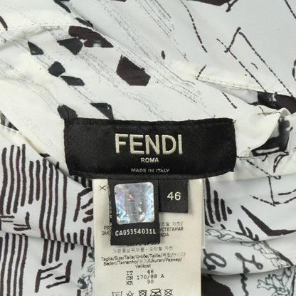 Fendi Down Jacket Nylon Coat Ladies