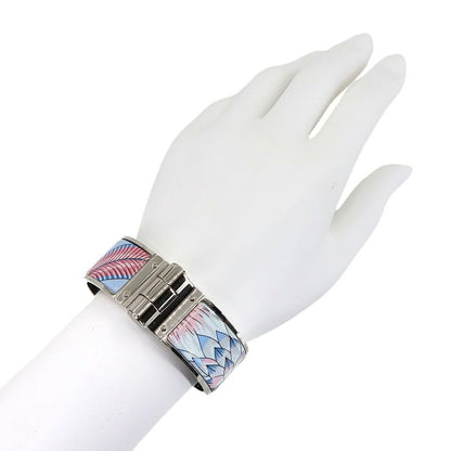Hermes Charniere Large Bangle Multicolor Silver Accessory