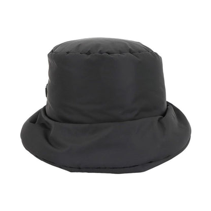 Prada Triangle Logo Padded Bucket Hat Polyamide Black M 2 Hc248