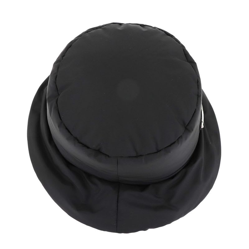 Prada Triangle Logo Padded Bucket Hat Polyamide Black M 2 Hc248