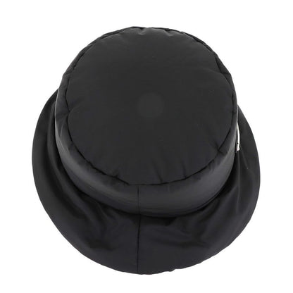 Prada Triangle Logo Padded Bucket Hat Polyamide Black M 2 Hc248