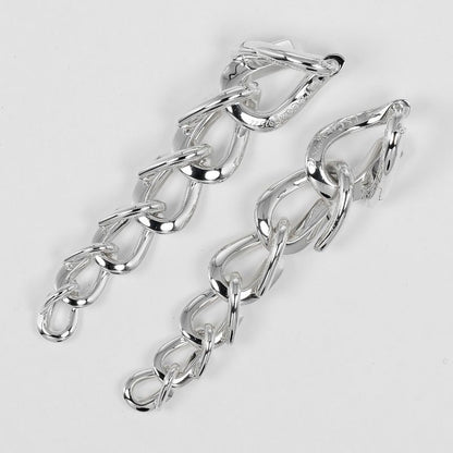 [tiffany & Co] Tiffany & Co Forge Drop Link High Polished Silver 925 Women's