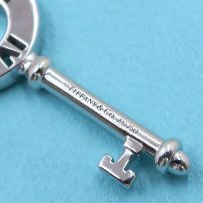 Tiffany & Co Atlas Key Charm Necklace Diamond 4