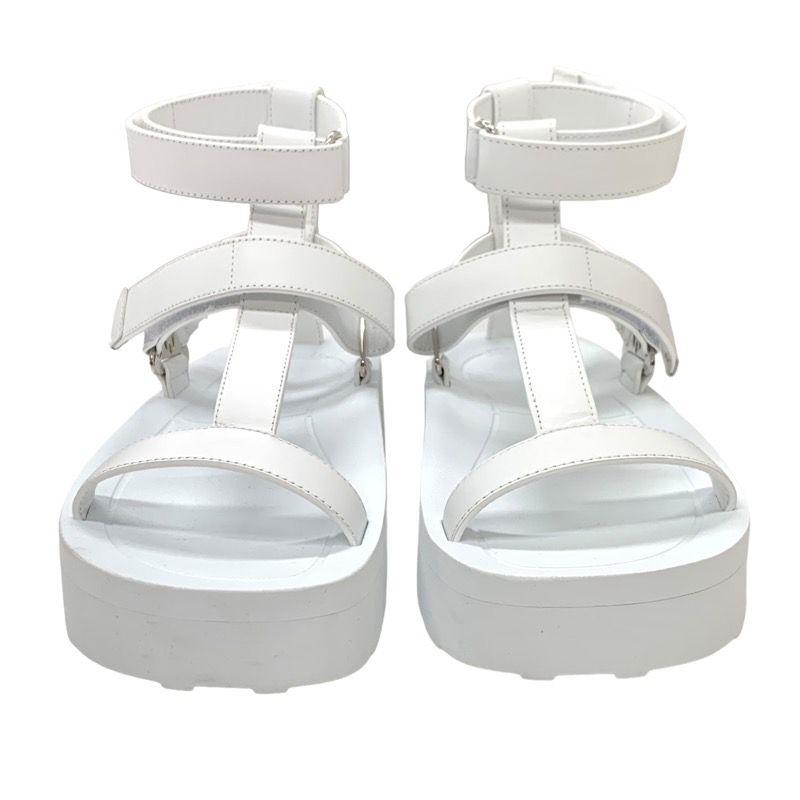 Hermes Enid Sandals Shoes Leather White Unused Sports Sandals