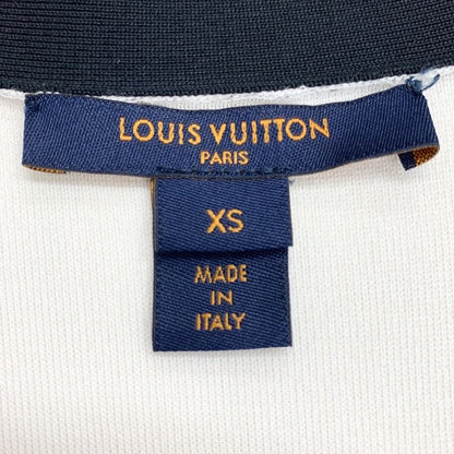 Louis Vuitton One Piece Mini Dress Logo Front Button Rayon Multicolor