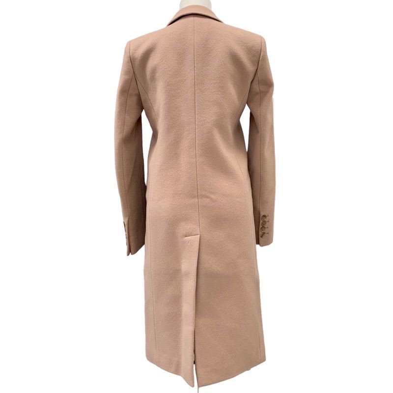 Gucci Outer Coat Long Chester Wool Beige