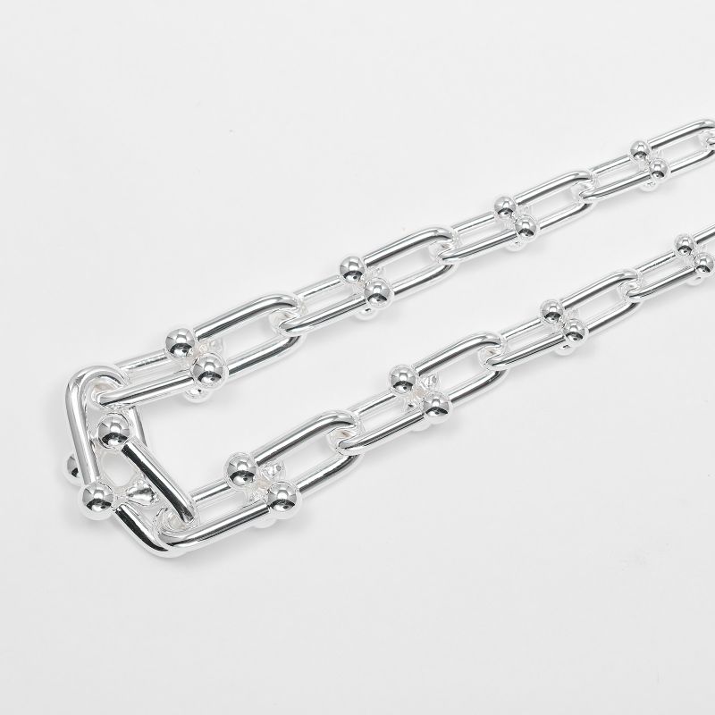 [tiffany & Co] Tiffany & Co Hardware Graduated Link Silver 925 Women's 106.5g