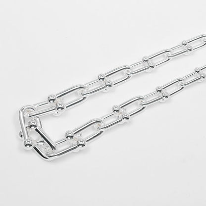 [tiffany & Co] Tiffany & Co Hardware Graduated Link Silver 925 Women's 106.5g