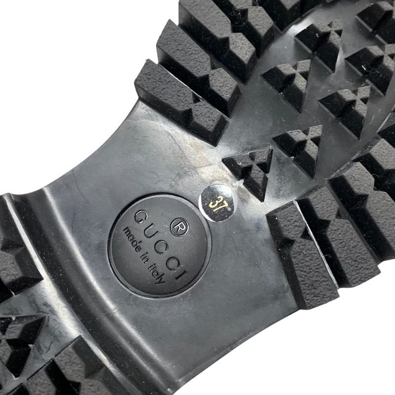 Gucci Loafer Leather Shoes Leather Silver Gold Lame Horsebit Bee