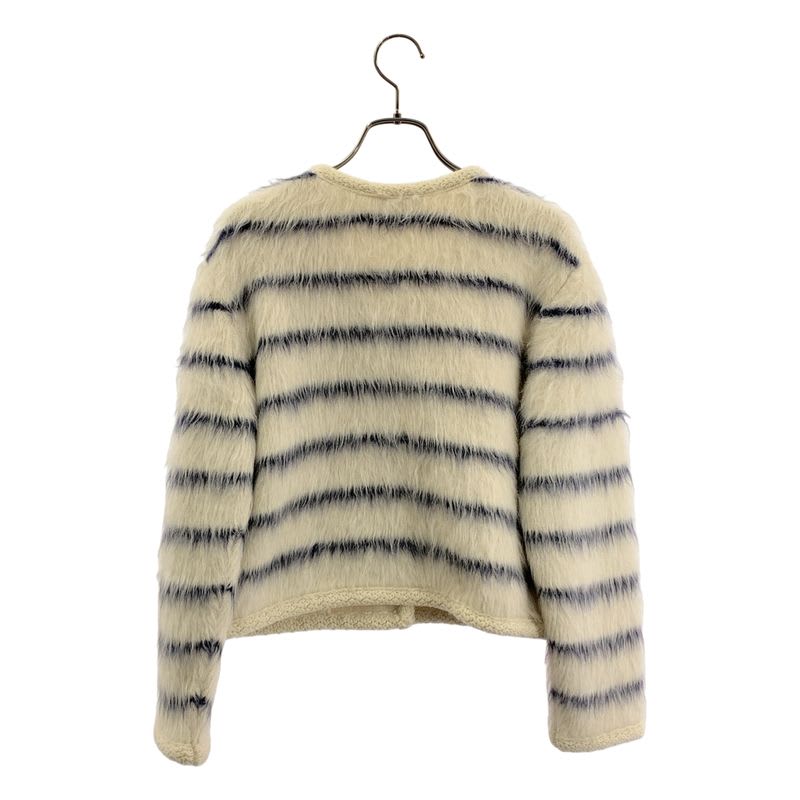 Celine Alpaca Wool Gold Button Chasseur Jacket 2 T M White Navy