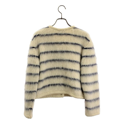 Celine Alpaca Wool Gold Button Chasseur Jacket 2 T M White Navy