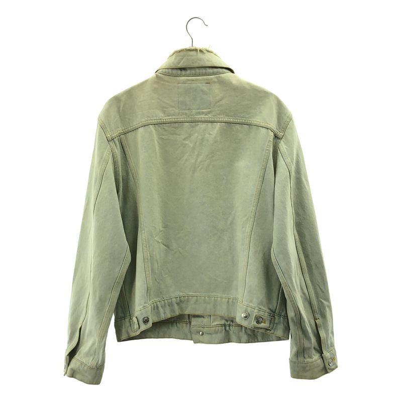 Balenciaga | Distressed Big Collar Denim Jacket | 40 | Indigo | Men's