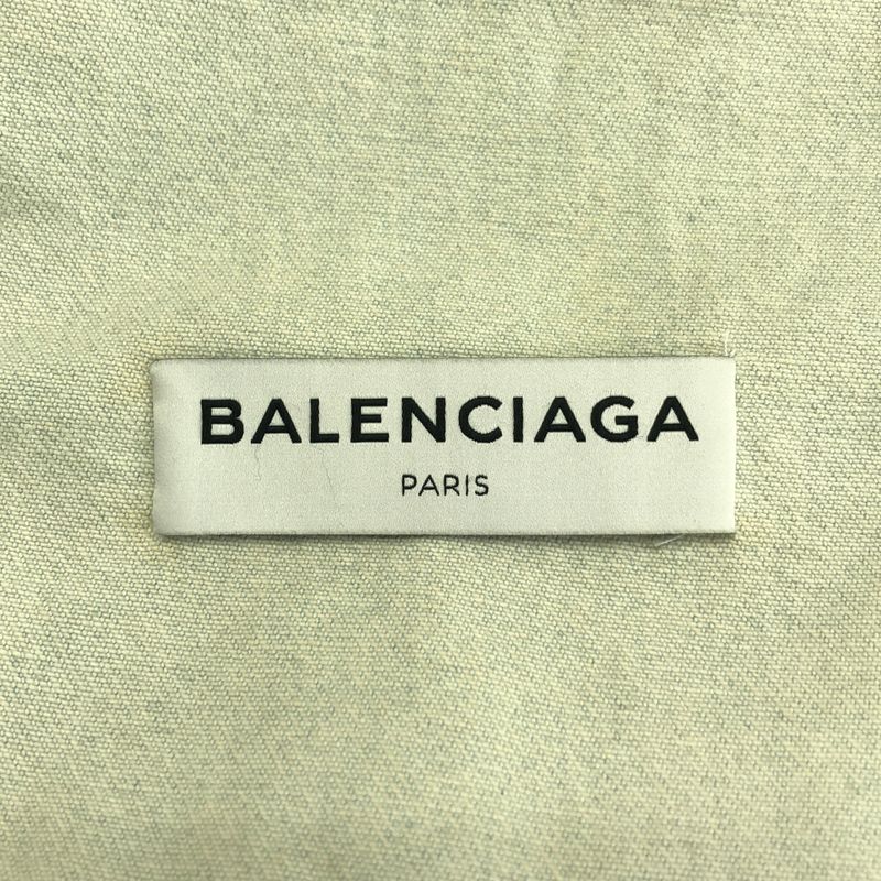 Balenciaga | Distressed Big Collar Denim Jacket | 40 | Indigo | Men's