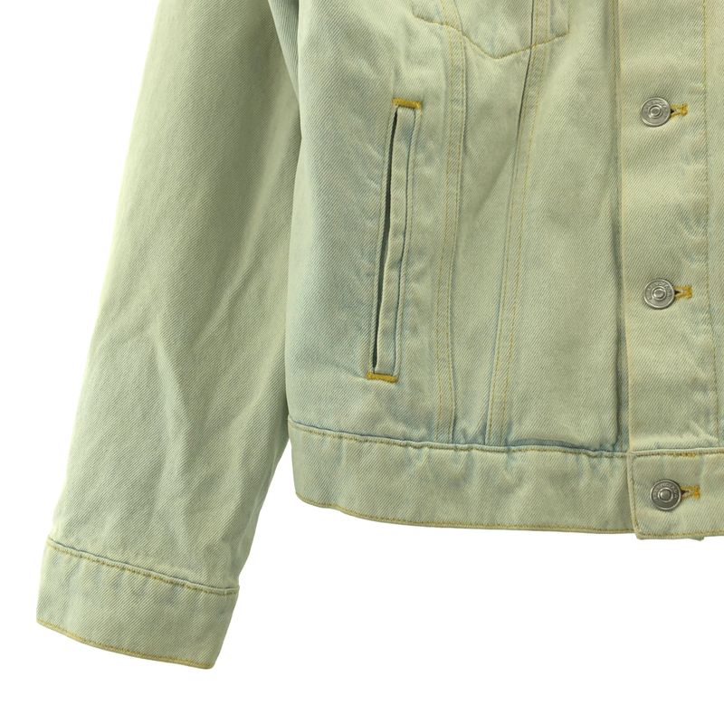 Balenciaga | Distressed Big Collar Denim Jacket | 40 | Indigo | Men's