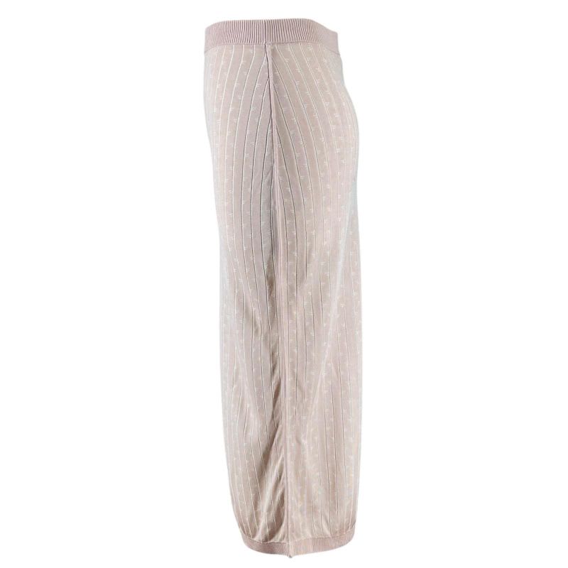Fendi 2022 Length Tight Knit Skirt Baby Pink 40
