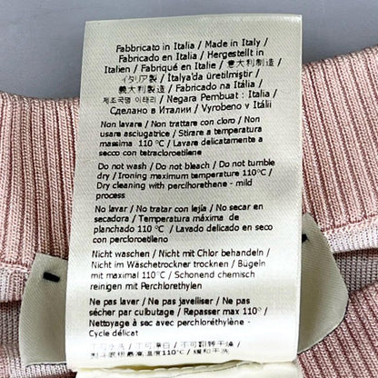Fendi 2022 Length Tight Knit Skirt Baby Pink 40