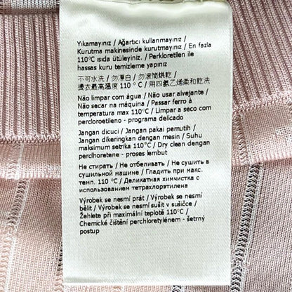 Fendi 2022 Length Tight Knit Skirt Baby Pink 40
