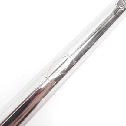 Cartier Must De 2 C Decor Twist Ballpoint Pen Silver With Case