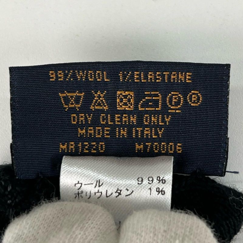 ▲louis Vuitton M70006 Gon Petit Damier Wool Gloves Black With Box Made In Italy