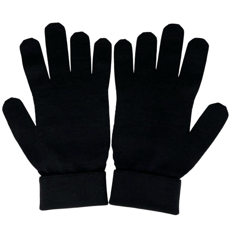 ▲louis Vuitton M70006 Gon Petit Damier Wool Gloves Black With Box Made In Italy