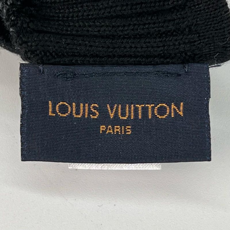 ▲louis Vuitton M70006 Gon Petit Damier Wool Gloves Black With Box Made In Italy