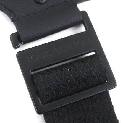 Louis Vuitton Leather Noir Black Aerogram Takeoff Ring Body Bag