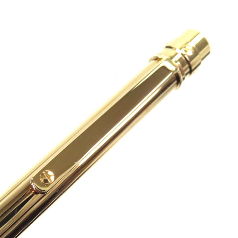 Cartier Santos De Twist Ballpoint Pen Gold And Case