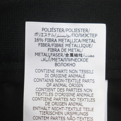 Gucci no-tuck Single Pants With Logo Patch Slacks Black 48