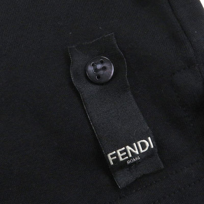 Fendi 22 SS Fy1129 FF Logo Zucca Embossed Crew Neck Short Sleeve Cut And Sewn