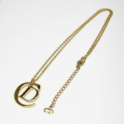 Dior Necklace CD Logo Gold Pendant
