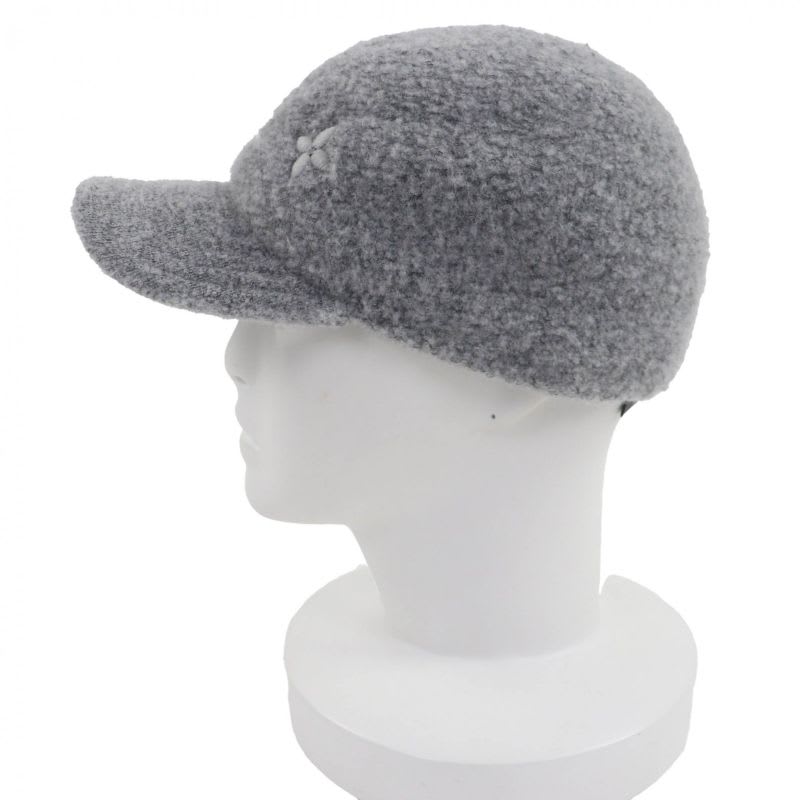 Louis Vuitton M7251 L Cap Wool Gram Monogram Hat Gray Box Storage Bag